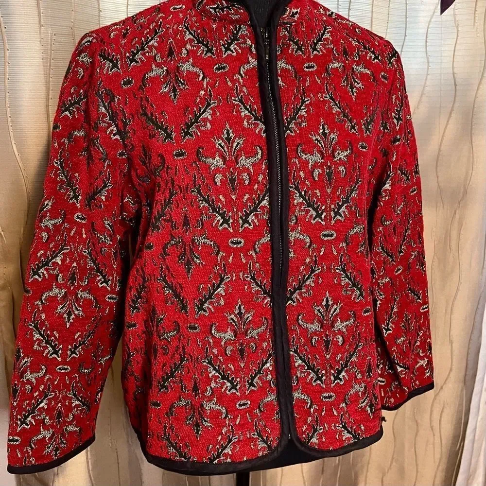 Studio Works Red Zip Jacket - Picture 3 of 8
